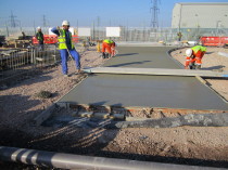 Rayleigh Substation, New concrete access road